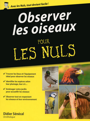 cover image of Observer les oiseaux pour les Nuls